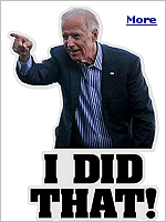 It’s not just the ''let’s go Brandon'' meme. The latest viral trend to mock President Joe Biden are Biden gas pump stickers that say ''I did that'' and show the president pointing in the direction of the prices. 